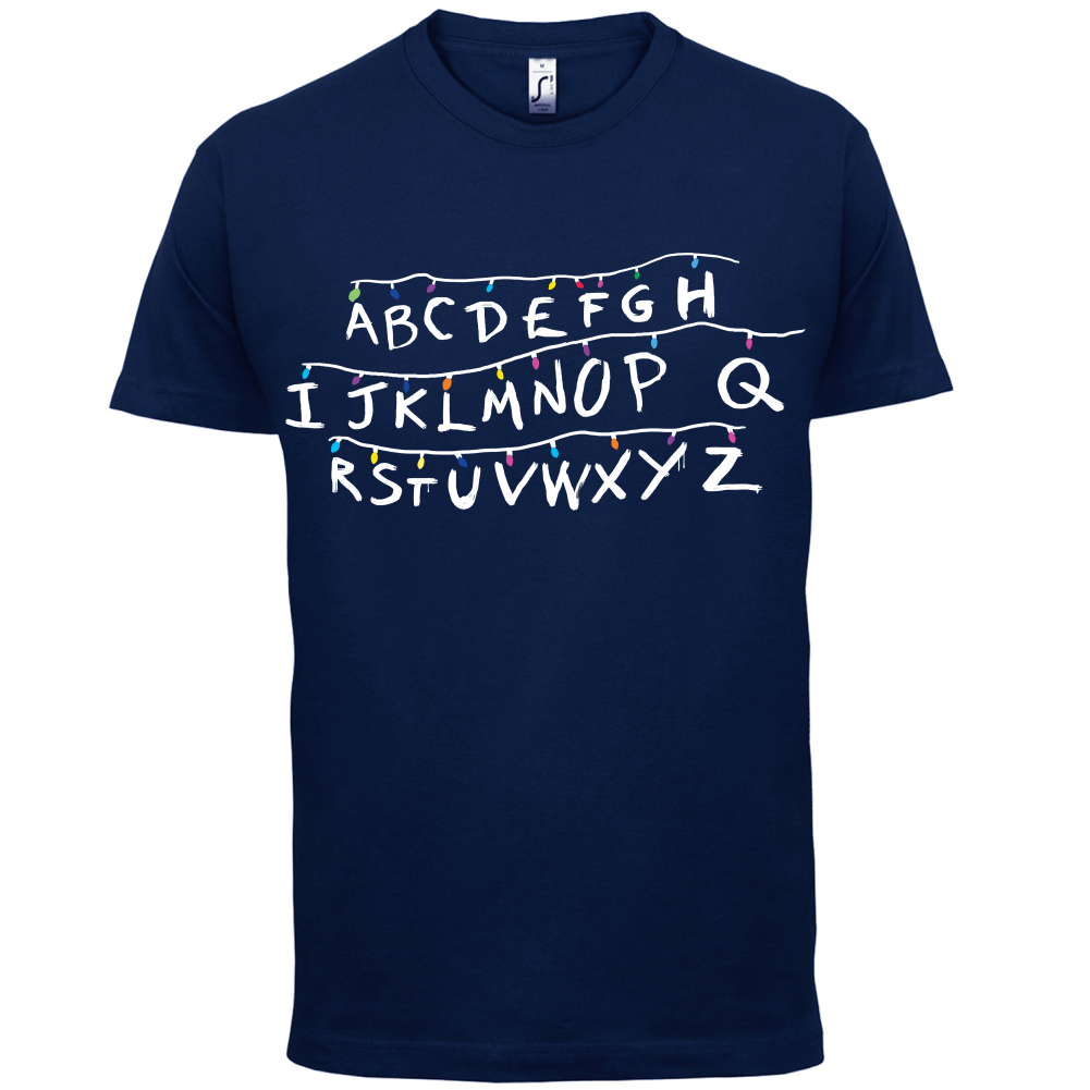 Stranger Alphabet T Shirt