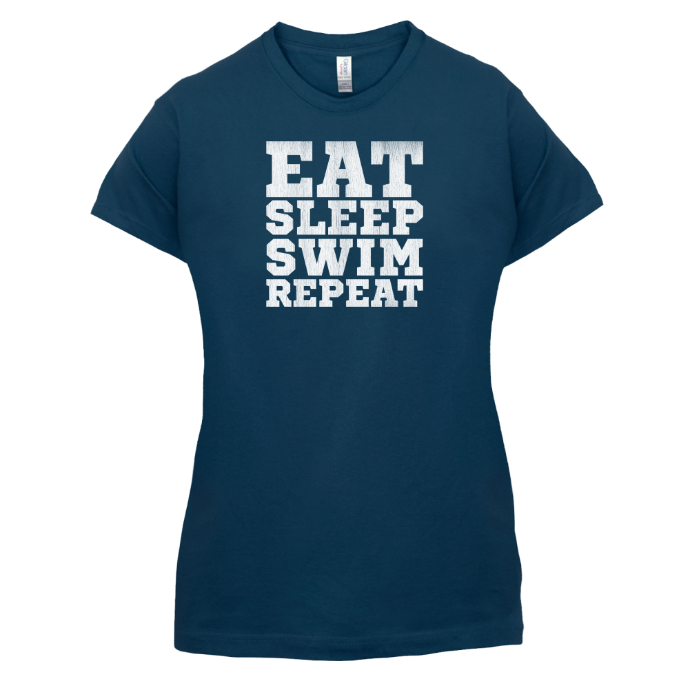 Eat Sleep Swim Repeat T Shirt