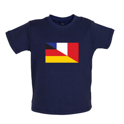 Half German Half French Flag Baby T Shirt