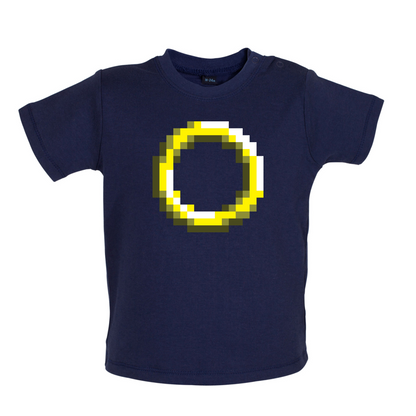 Retro Pixel Ring Baby T Shirt