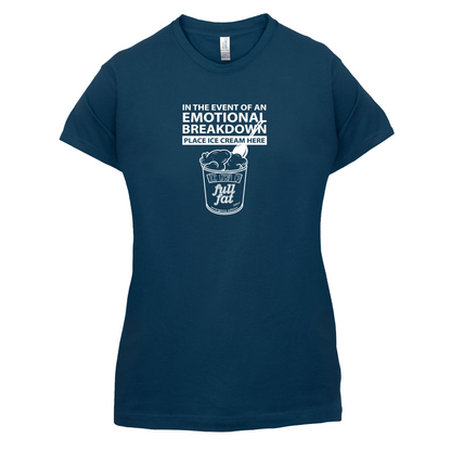 Emotional Breadown Place Ice Cream Here T Shirt
