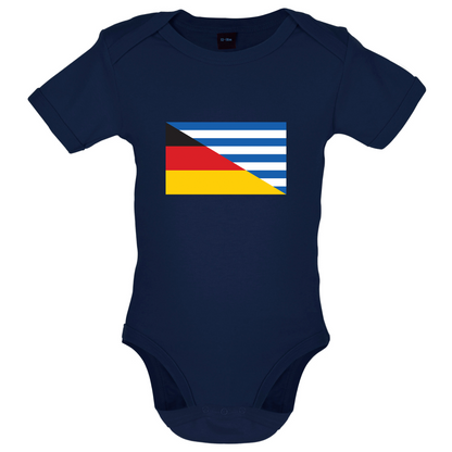 Half German Half Greek Flag Baby T Shirt