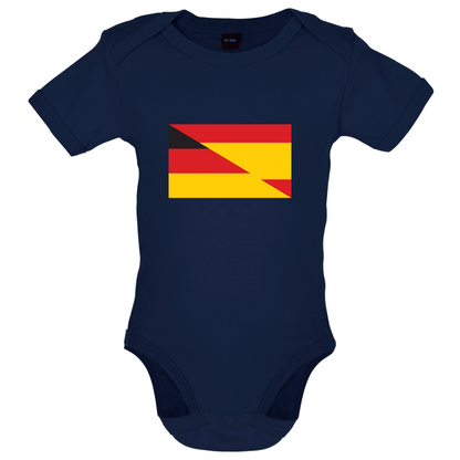 Half German Half Spanish Flag Baby T Shirt