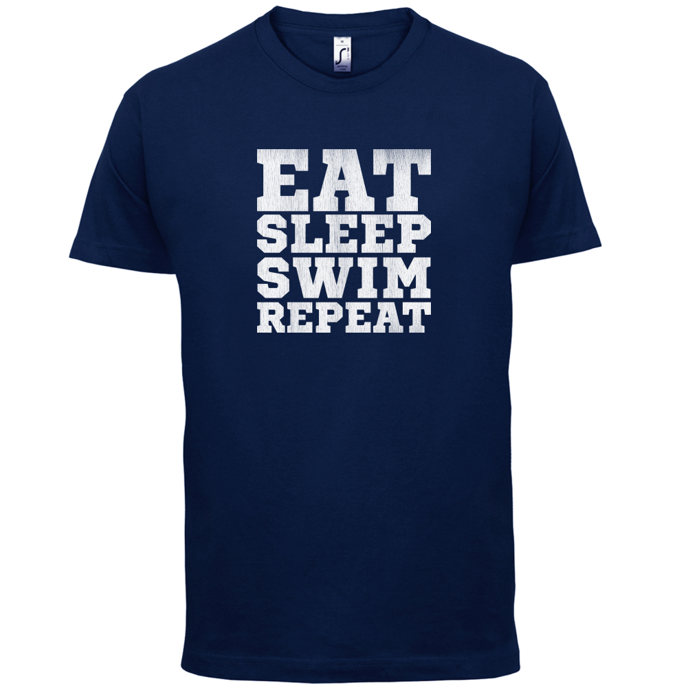 Eat Sleep Swim Repeat T Shirt