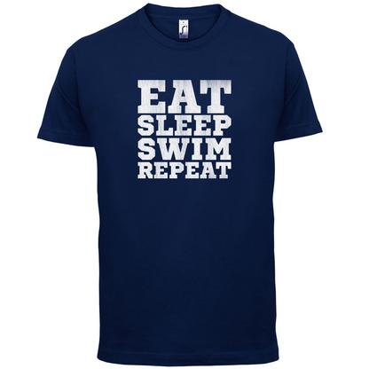 Eat Sleep Swim Repeat T Shirt