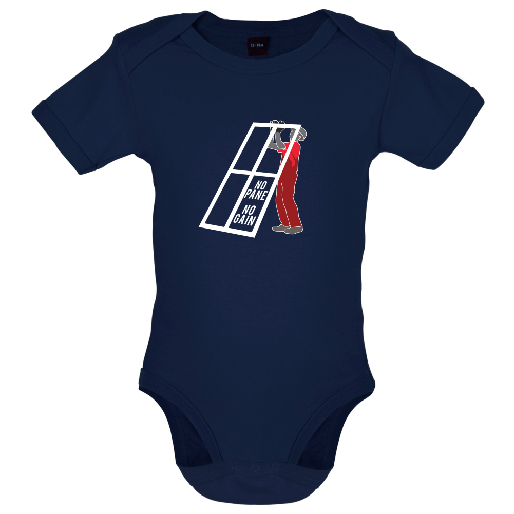 No Pane No Gain Baby T Shirt