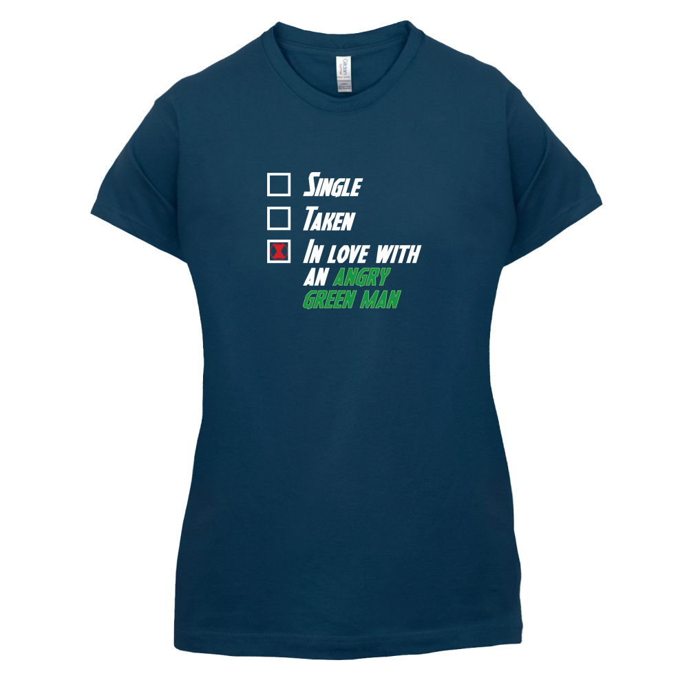 Single Taken Angry Green Man T Shirt