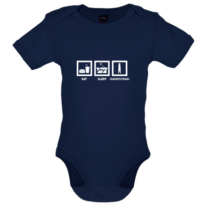 Eat Sleep Handstand Baby T Shirt