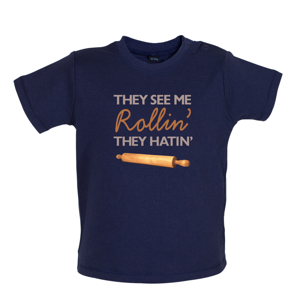 They See Me Rollin' Baby T Shirt