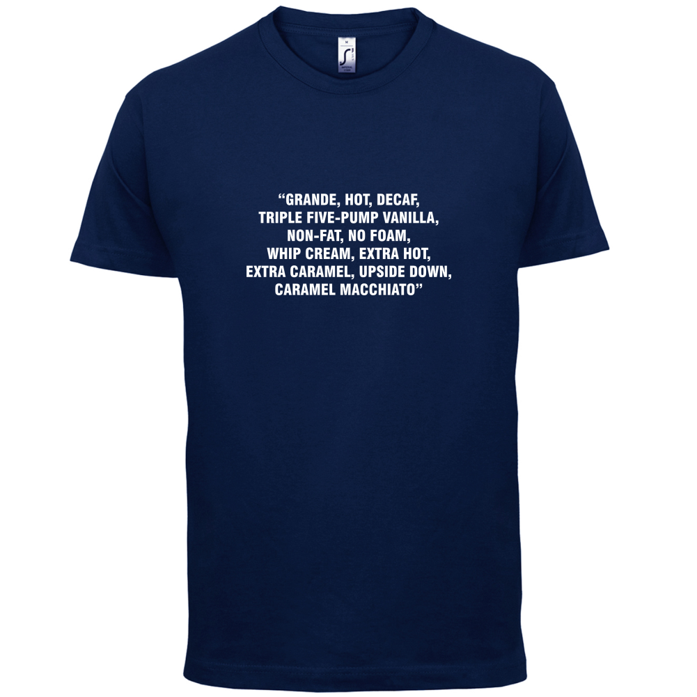 Long Coffee Order T Shirt
