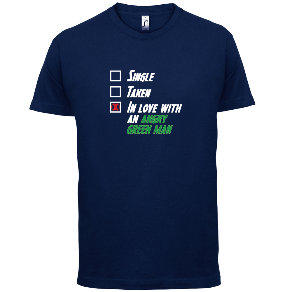 Single Taken Angry Green Man T Shirt