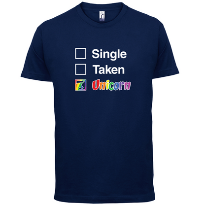 Single Taken Unicorn T Shirt