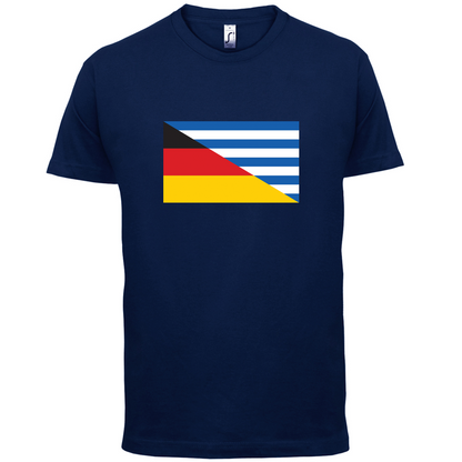 Half German Half Greek Flag T Shirt