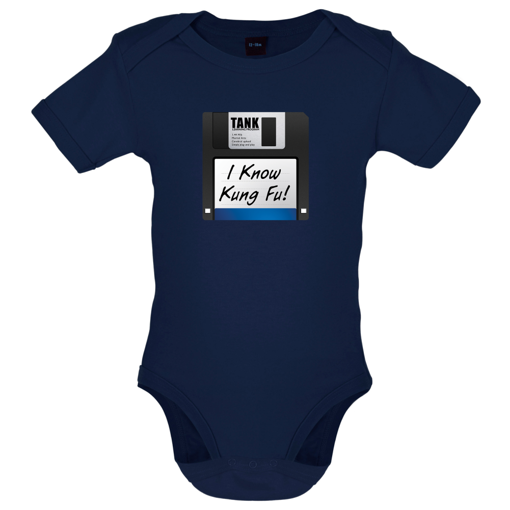 I Know Kung Fu Baby T Shirt
