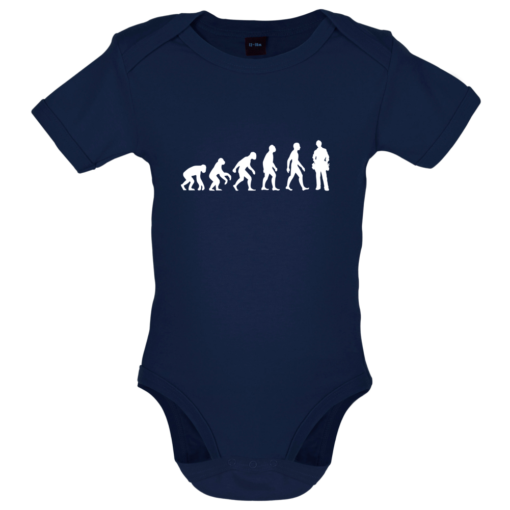 Evolution Of Man Electrician Baby T Shirt