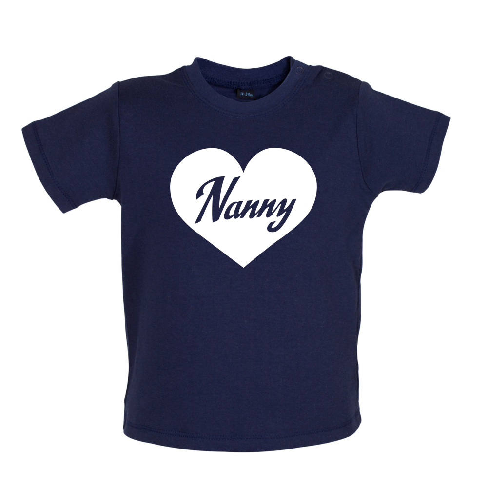 Heart Nanny Baby T Shirt