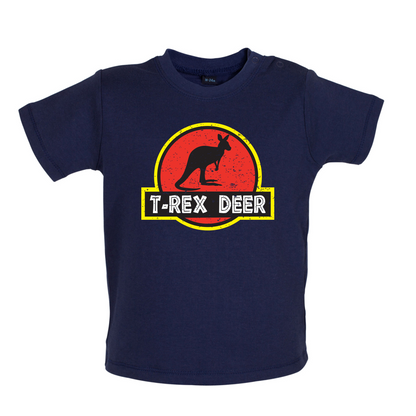 T-Rex Deer Baby T Shirt