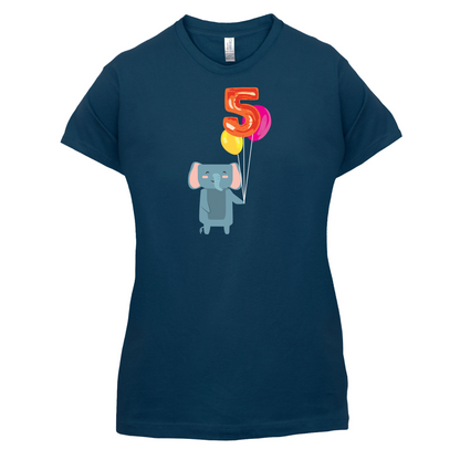 5th Birthday Elephant T Shirt