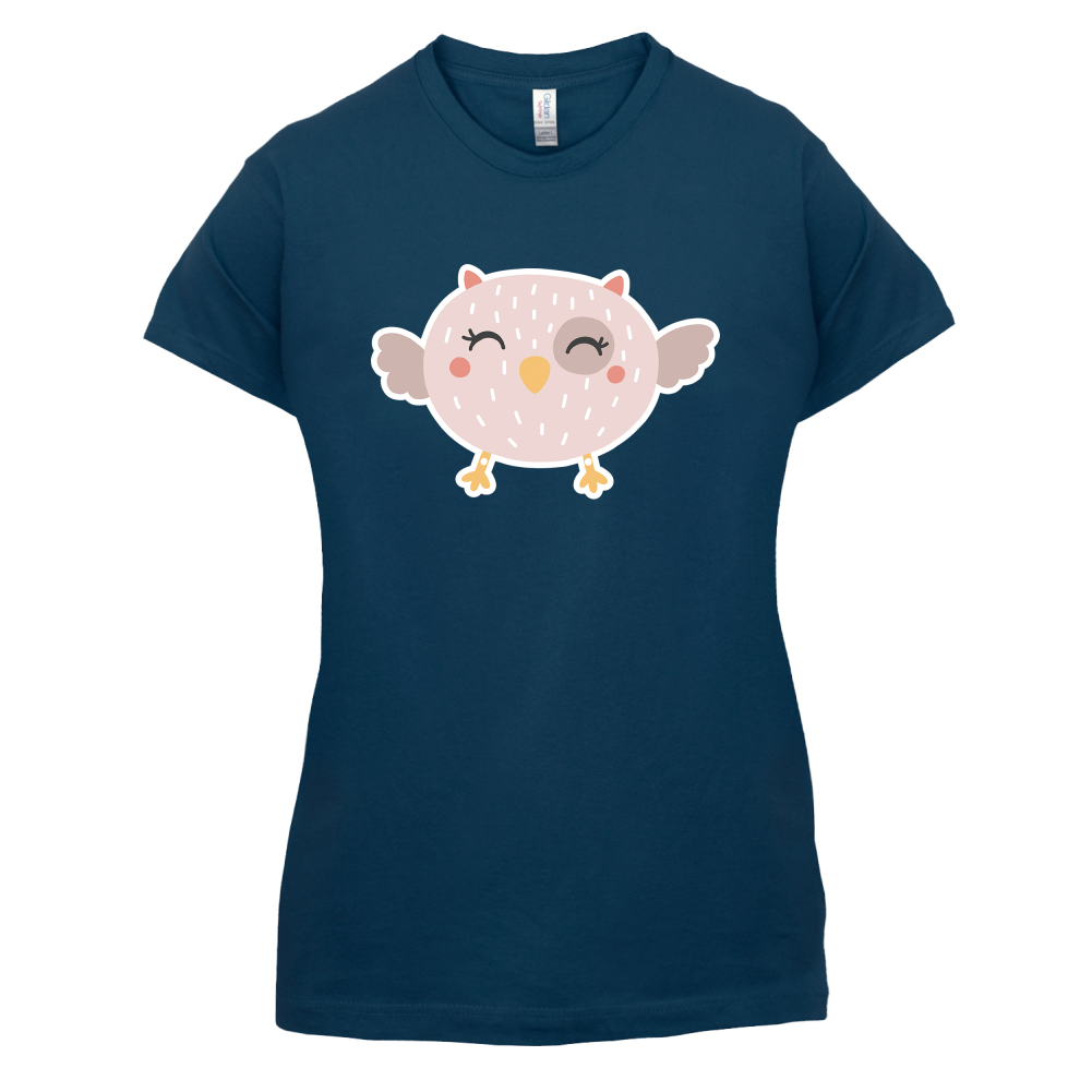 Smiley Face Baby Owl T Shirt