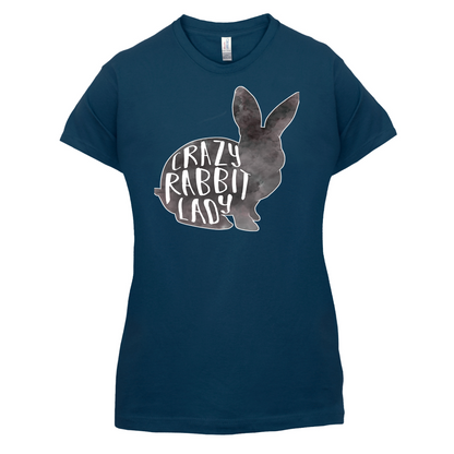Crazy Rabbit Lady T Shirt