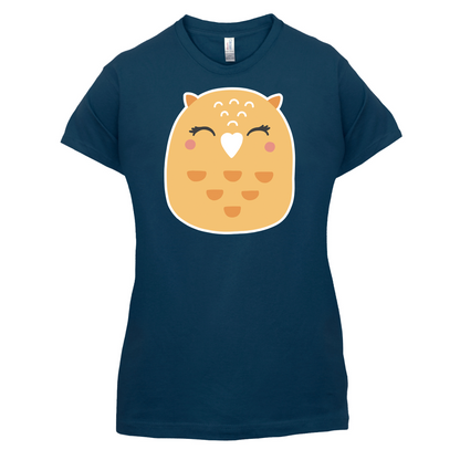 Smiley Face Mrs Owl T Shirt