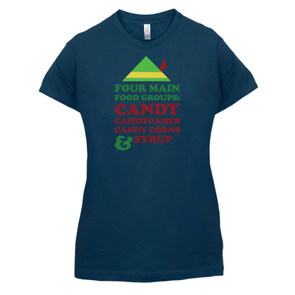 Christmas Food Groups T Shirt