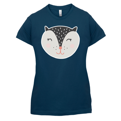Smiley Face Badger T Shirt
