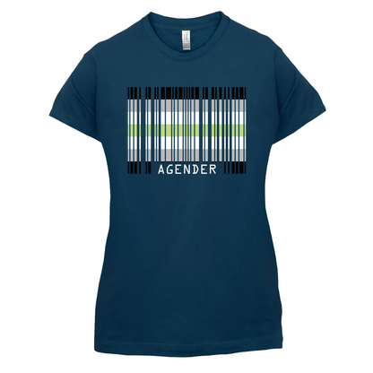 LGBT Barcode Flags - Agender T Shirt