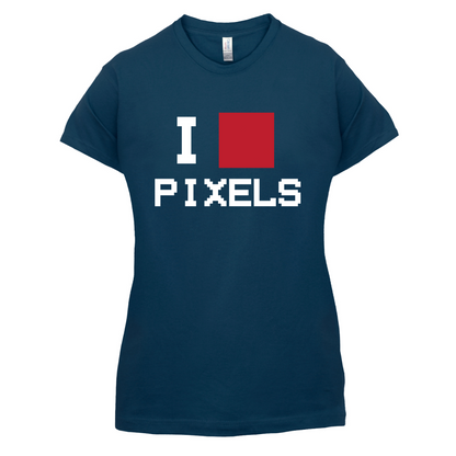 Pixel Heart T Shirt