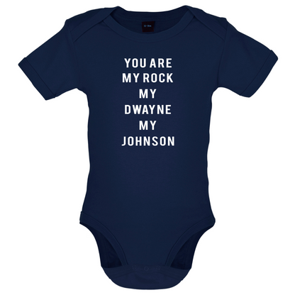 You Are My Rock Baby T Shirt
