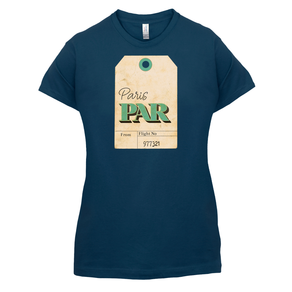 Paris Travel Tag T Shirt