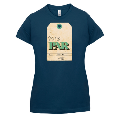 Paris Travel Tag T Shirt