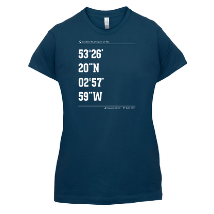 Stadium Coordinates Evertonians T Shirt