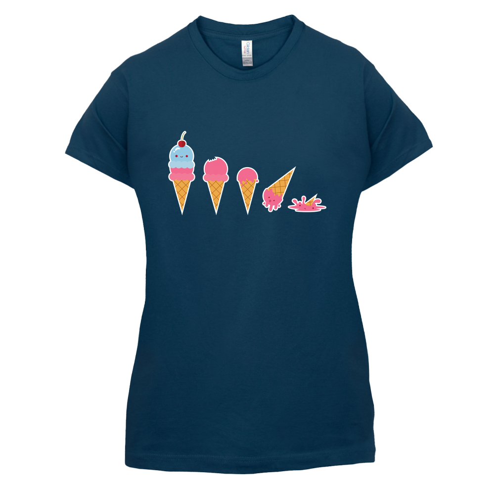 Evolution Of Ice Cream T Shirt