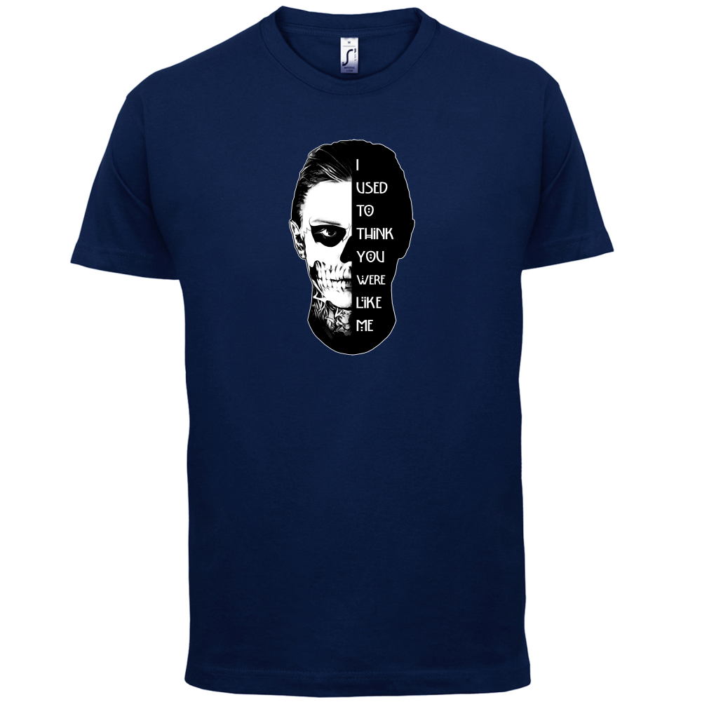 I Used To Think You Were Like Me FACE Design T Shirt