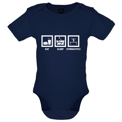 Eat Sleep Gymnastics Baby T Shirt