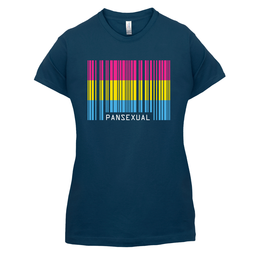 LGBT Barcode Flags - Pan Sexual T Shirt