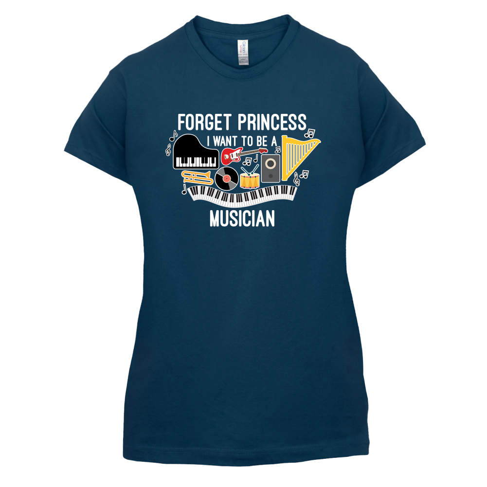 Forget Princess Musician T Shirt