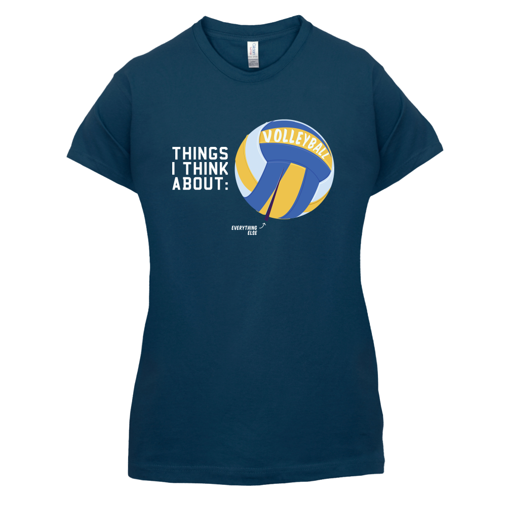 I Thiink About Volleyball T Shirt