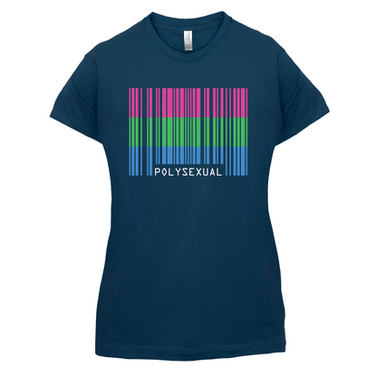 LGBT Barcode Flags - PolySexual T Shirt