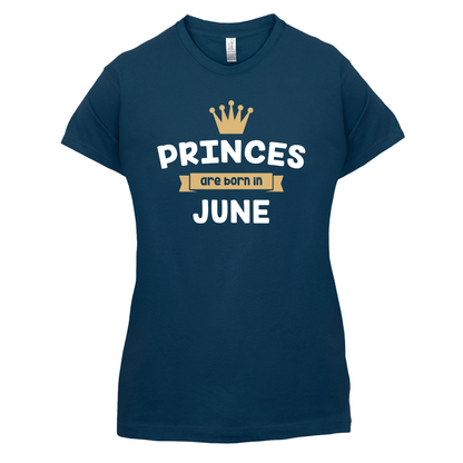 Princes Are Born In June T Shirt