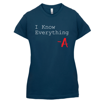 I Know Everything T Shirt