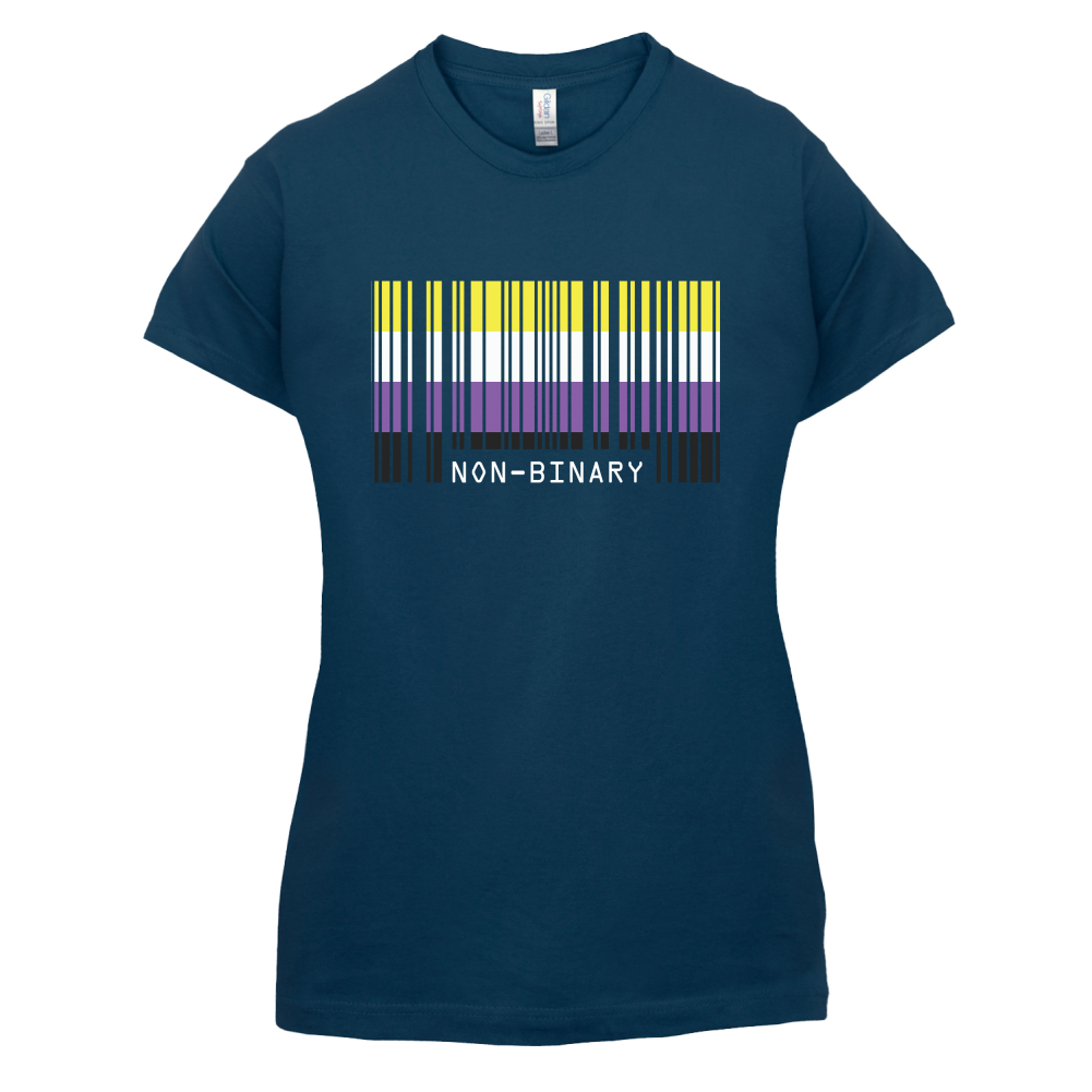 LGBT Barcode Flags - Nonbinary T Shirt