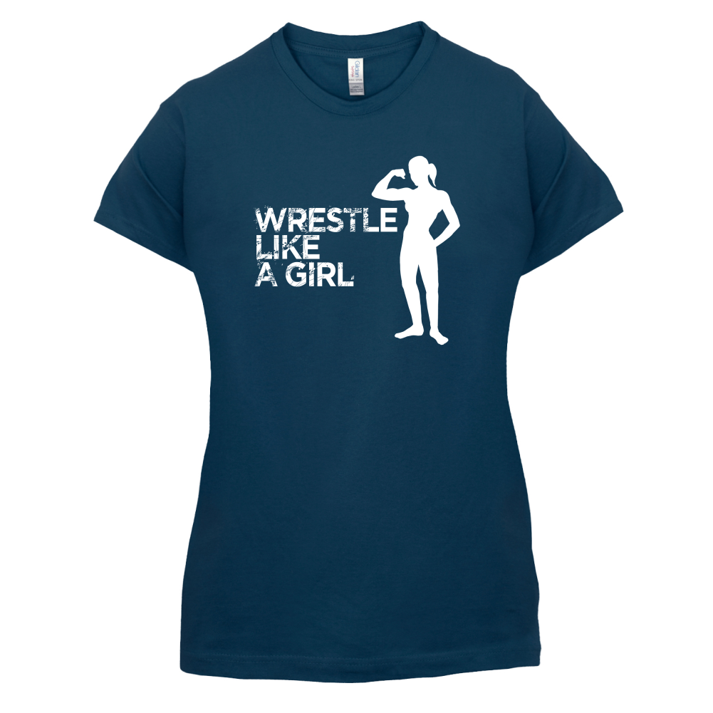 Wrestle Like A Girl T Shirt