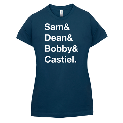 Sam & Dean & Bobby & Castiel T Shirt