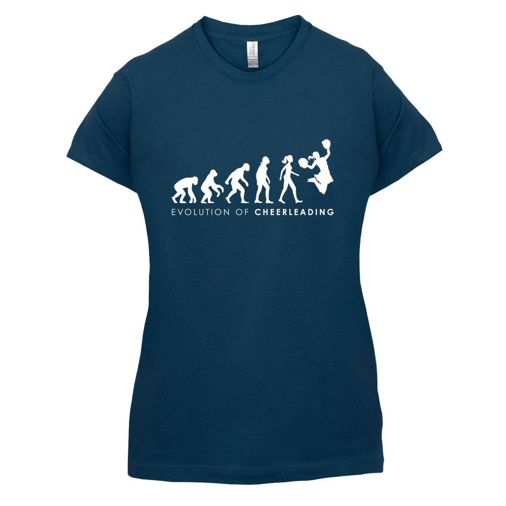 Evolution Of Woman Cheerleading T Shirt