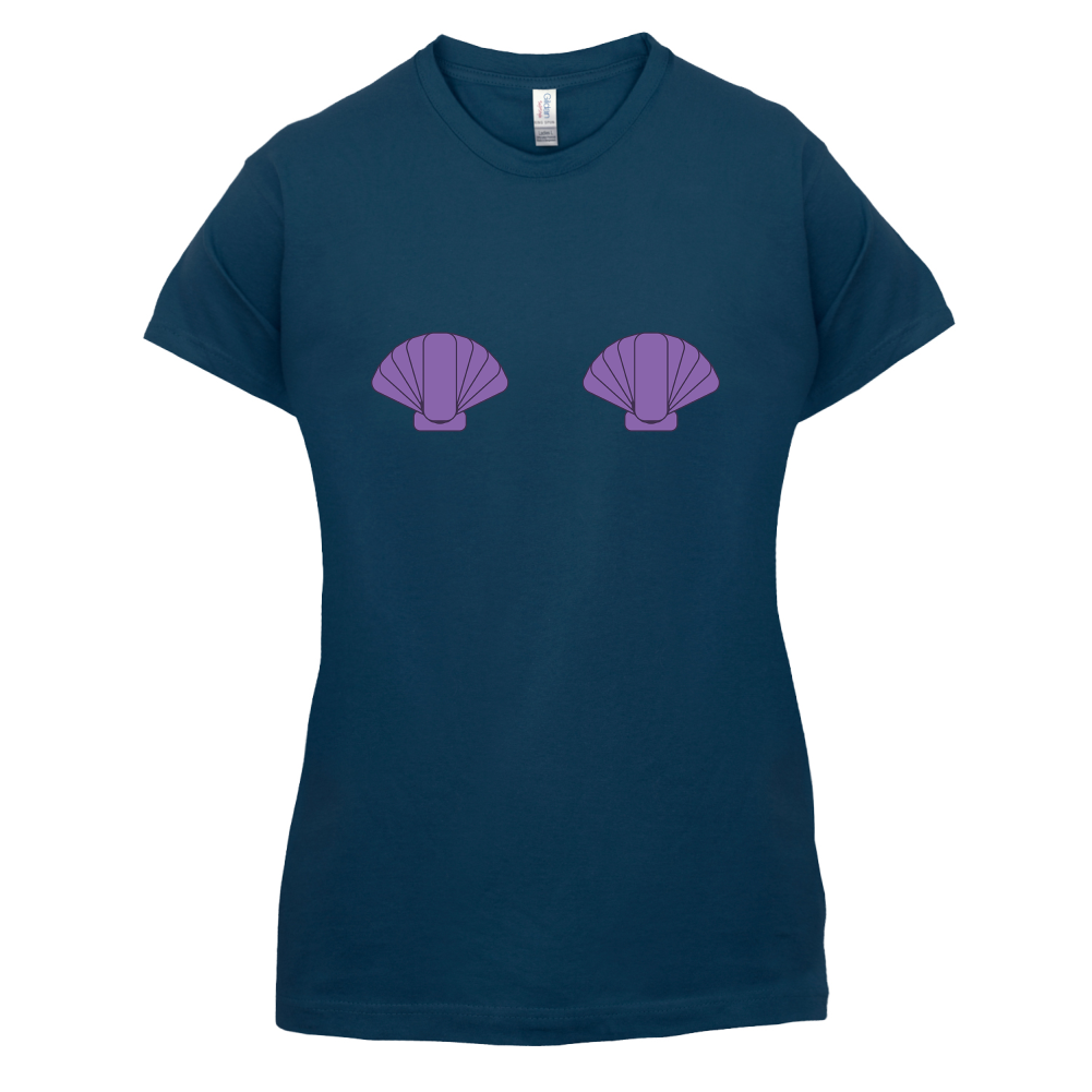Mermaid Shell Boobs T Shirt