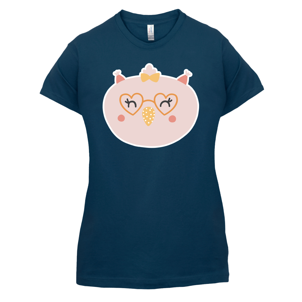 Smiley Face Chick T Shirt