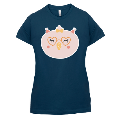 Smiley Face Chick T Shirt
