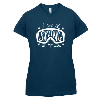 Skiing Goggles T Shirt